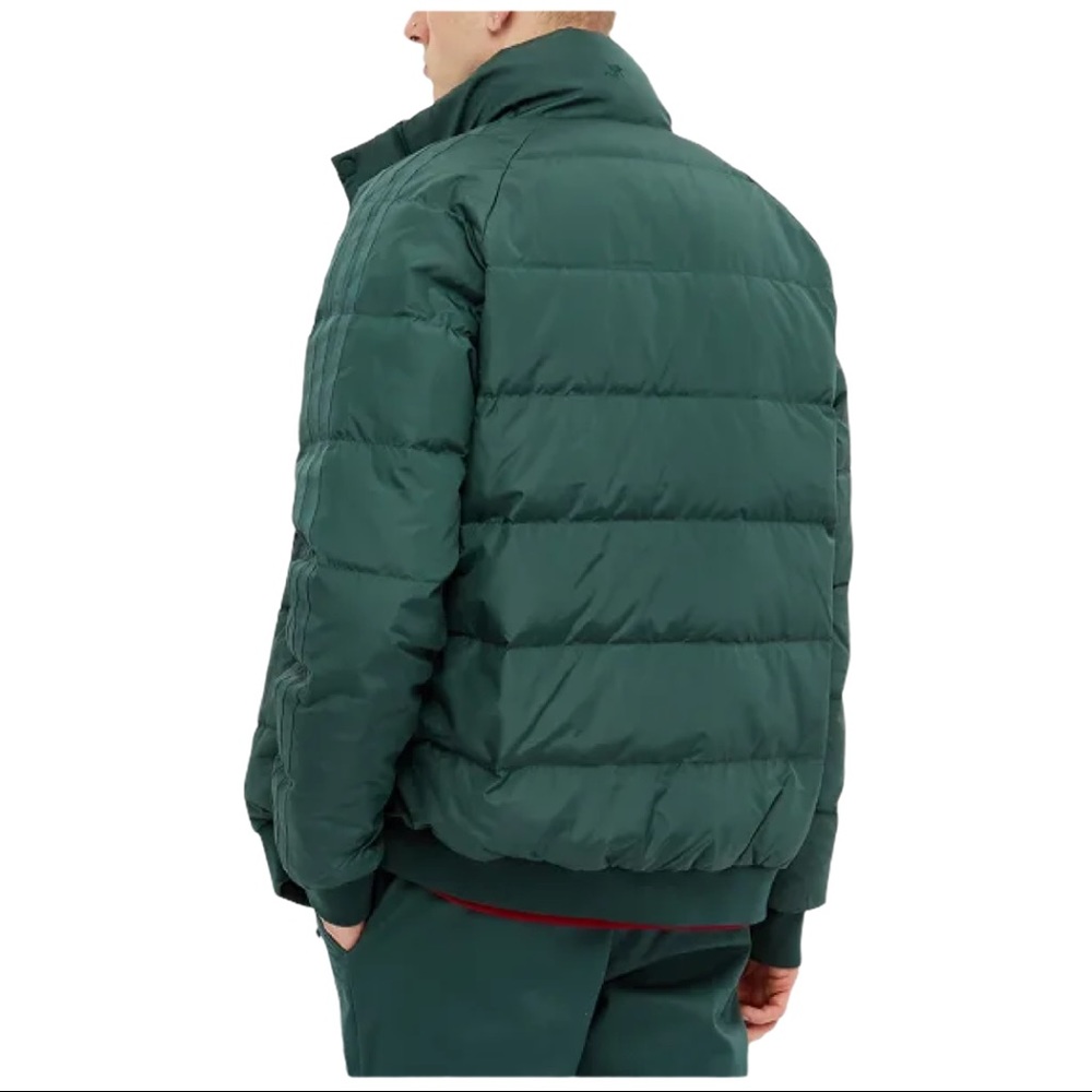 ADIDAS Originals Jonah Hill Puffer Jacket Green - Picture 3 of 10